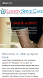 Mobile Screenshot of libertyspinecare.com